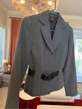 ALEX MARIE RASPBERRY FIELDS BELTED JACKET - SZ 4